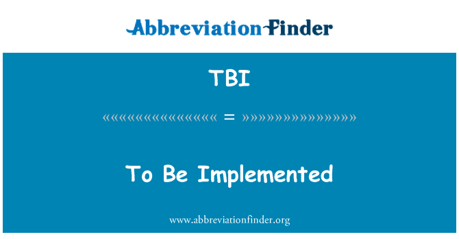 TBI: Pral