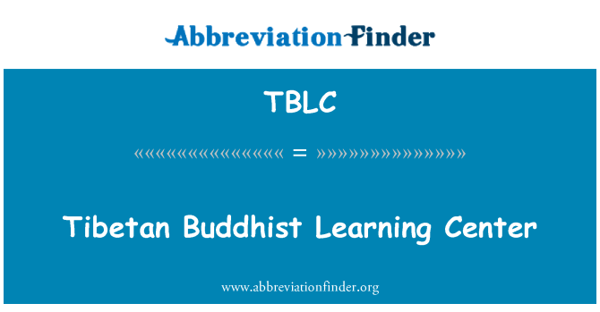 TBLC: Centro di apprendimento buddista tibetano