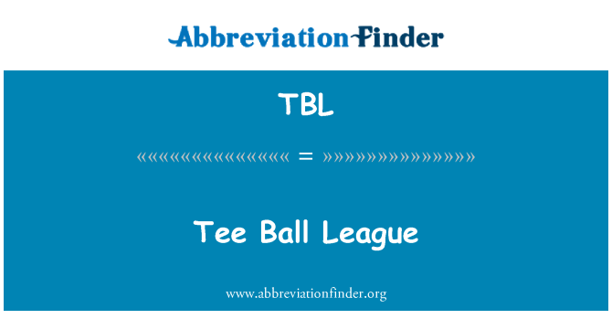 TBL: Liga bola Tee