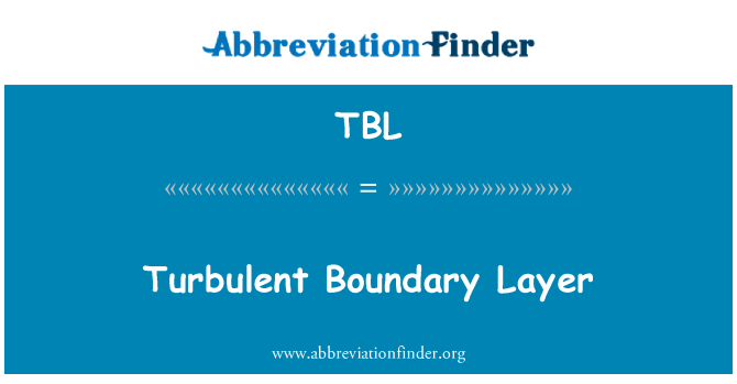 TBL: Capa límite turbulenta