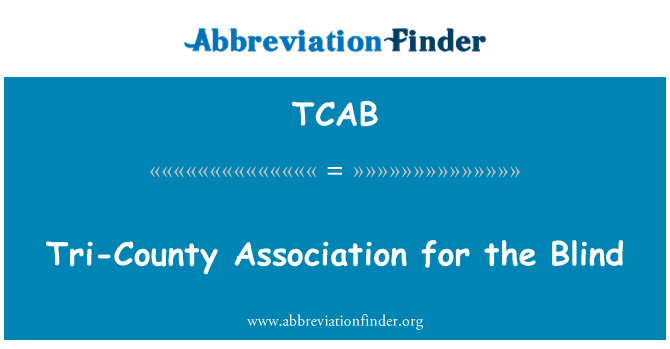 TCAB: 三縣盲人協會