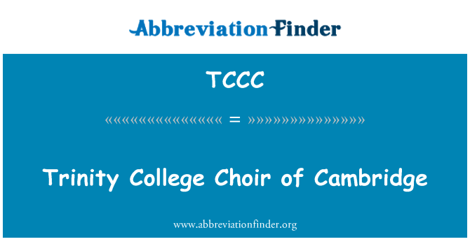 TCCC: Côr Coleg y Drindod Caergrawnt