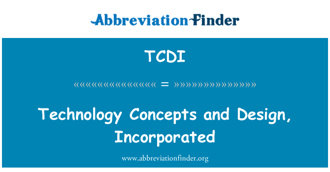 TCDI: Technologie concepten en Design, opgenomen