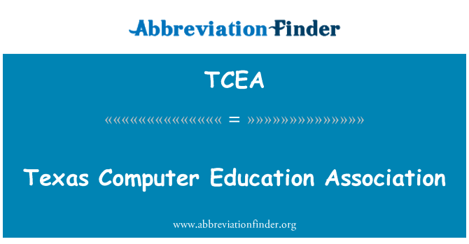 TCEA: Texas počítačové vzdělávání asociace