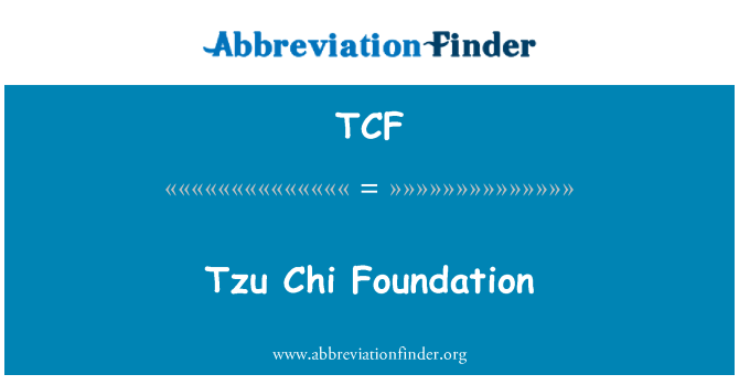 TCF: Fundación Tzu Chi