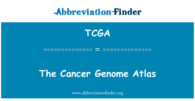 TCGA: Kanser genom Atlas