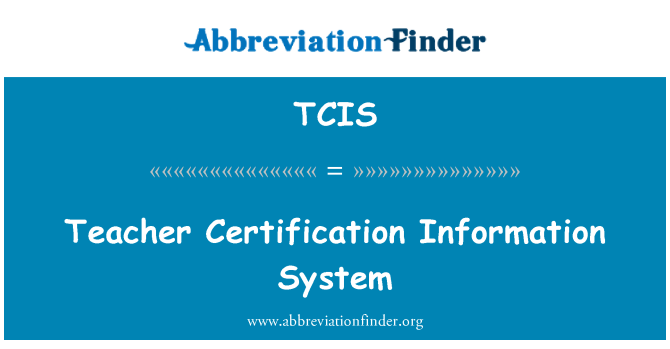 TCIS: Pwofesè Certification sistèm enfòmasyon