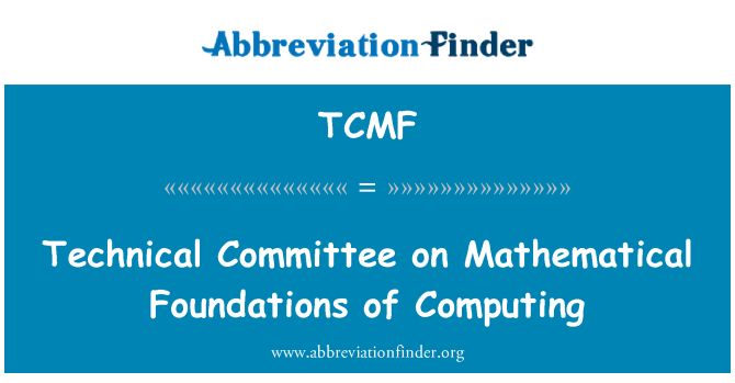 TCMF: کمیته فنی در ریاضی پایه محاسبات