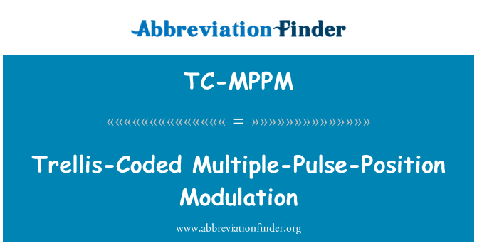 TC-MPPM: Krata kodowane modulacji wielu puls położenie