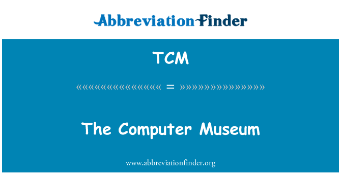TCM: Számítástechnikai Múzeum