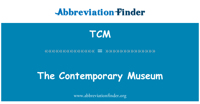 TCM: Mize Contemporain