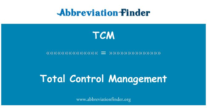 TCM: Gestion total de kontwòl