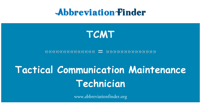 TCMT: Тактические связи техник обслуживания