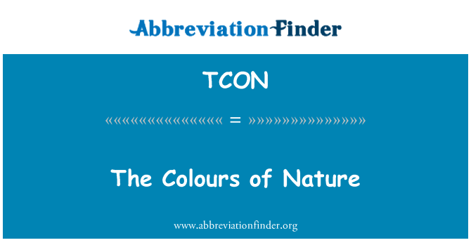 TCON: Die Farben der Natur