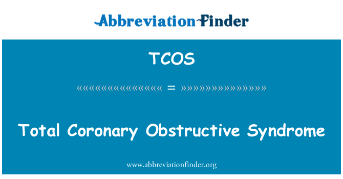 TCOS: Samlede obstruktiv koronarsyndrom