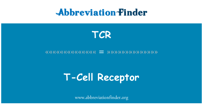 TCR: Récepteurs T-sèlil