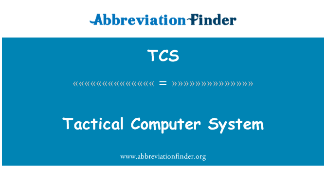 TCS: Тактическая компьютерная система