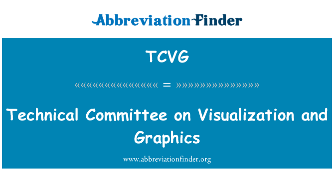 TCVG: 可視化とグラフィックス技術専門委員会