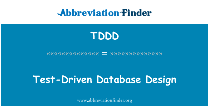 TDDD: Banco de dados Test-Driven Design