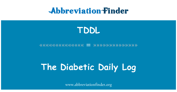 TDDL: 糖尿病の日常ログ