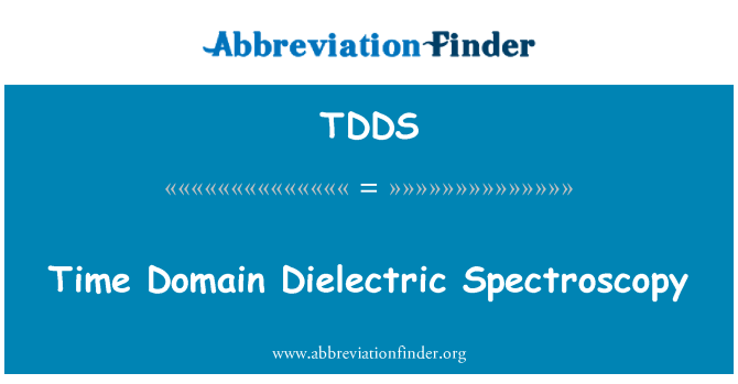 TDDS: Spectroscopie par tan domèn