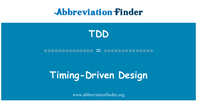 TDD: Dylunio a yrrir gan amseru