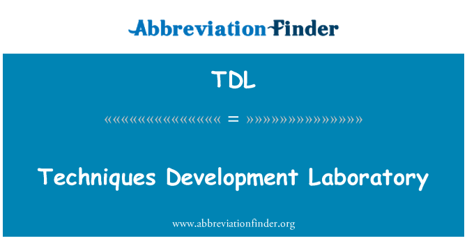 TDL: Laboratorio de desarrollo de las técnicas
