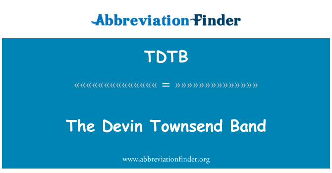 TDTB: Il-banda Devin Townsend