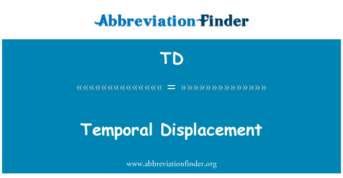 TD: Déplacement tanporè