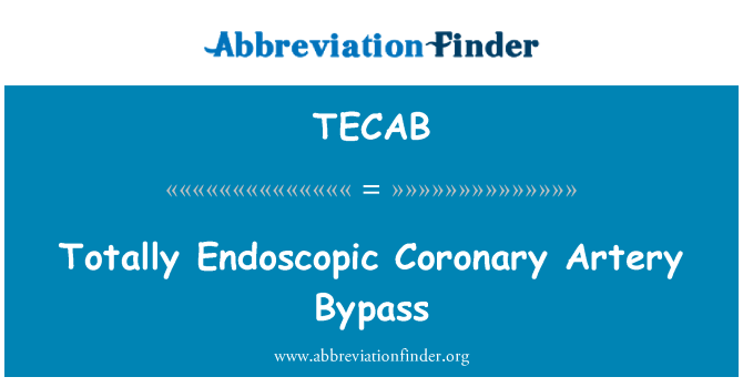 TECAB: Totalement Endoscopic Coronary Artery Bypass