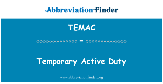 TEMAC: Dazju attiva temporanja