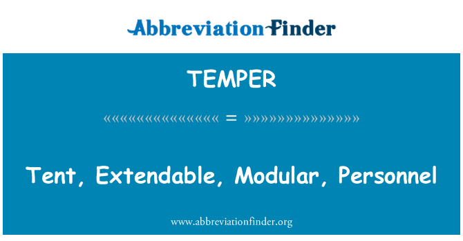 TEMPER: Tienda, extensible, Modular, personal