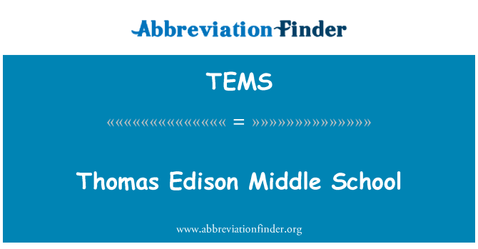 TEMS: Thomas Edison gimnaziu
