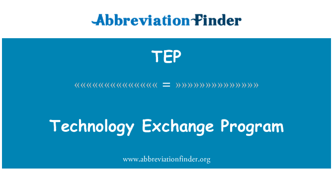 TEP: Technologie výměnný Program