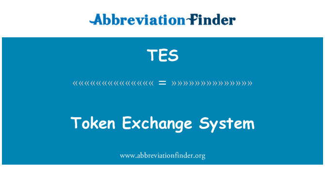 TES: Système d'échange de jetons