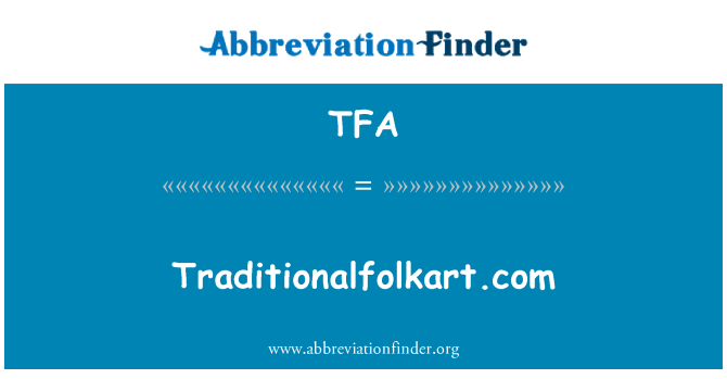 TFA: Traditionalfolkart.com