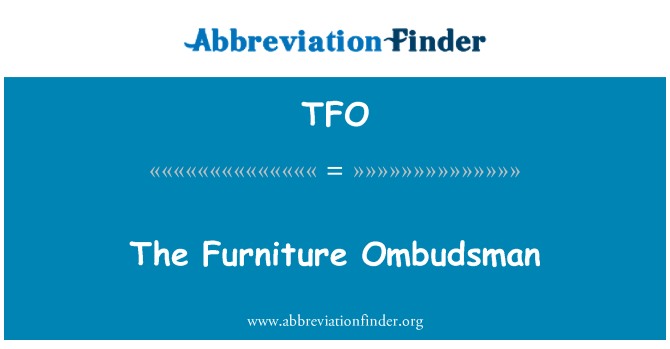 TFO: Møbler-Ombudsmand