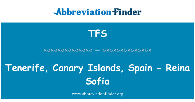 TFS: Tenerife, Isole Canarie, Spagna - Reina Sofia
