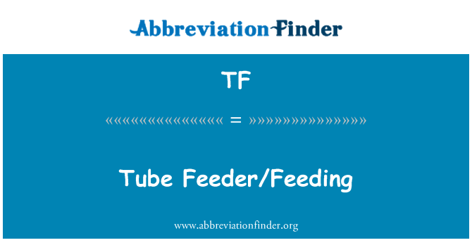 TF: Toru Feeder/toitmine
