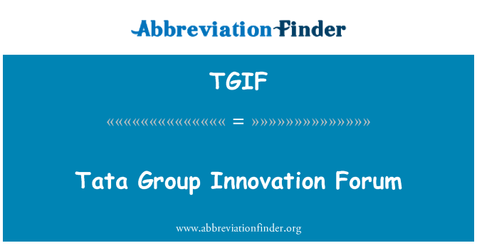TGIF: Tata gwoup famasyetik foròm