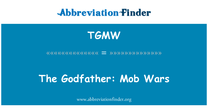 TGMW: The Godfather: Mob Wars