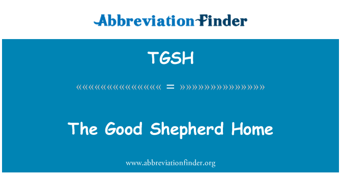 TGSH: Bon Shepherd kay