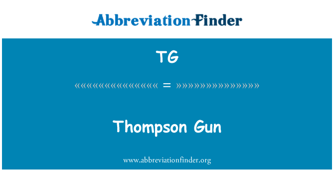 TG: Thompson ase