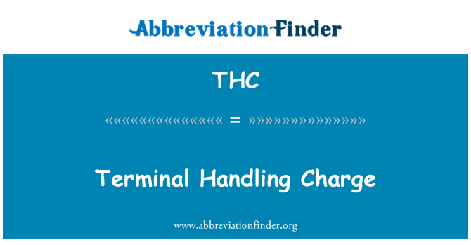 THC: Terminali käsitlemise tasu