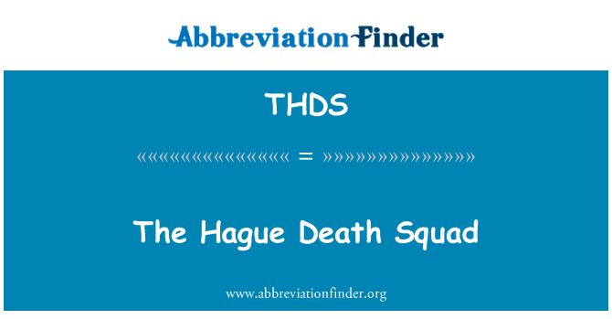 THDS: U Haagu odred