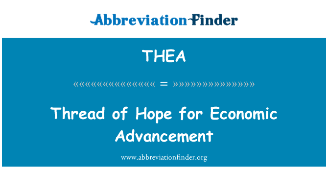 THEA: It-thread tar-Randan għall-avvanz ekonomiku