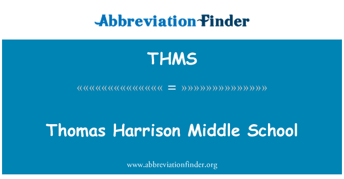 THMS: Thomas Harrison Middelbare School
