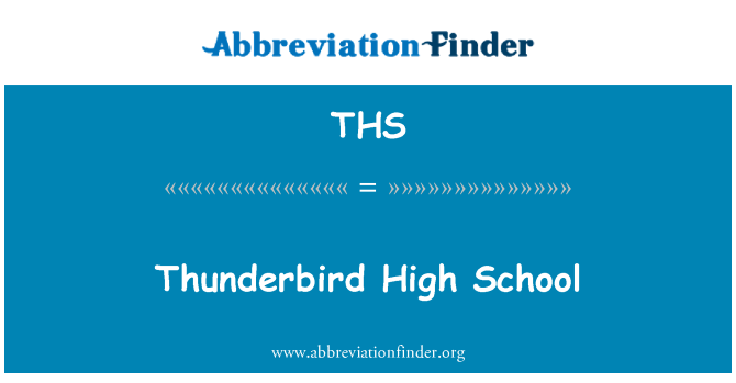 THS: Lekòl segondè thunderbird