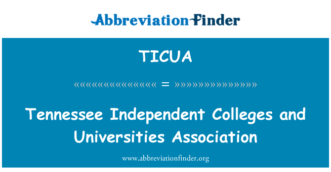 TICUA: Tennessee Independent Colleges e Università associazione