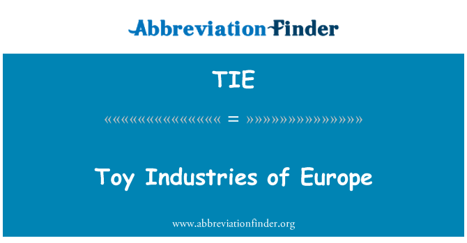 TIE: Ġugarell industriji tal-Ewropa